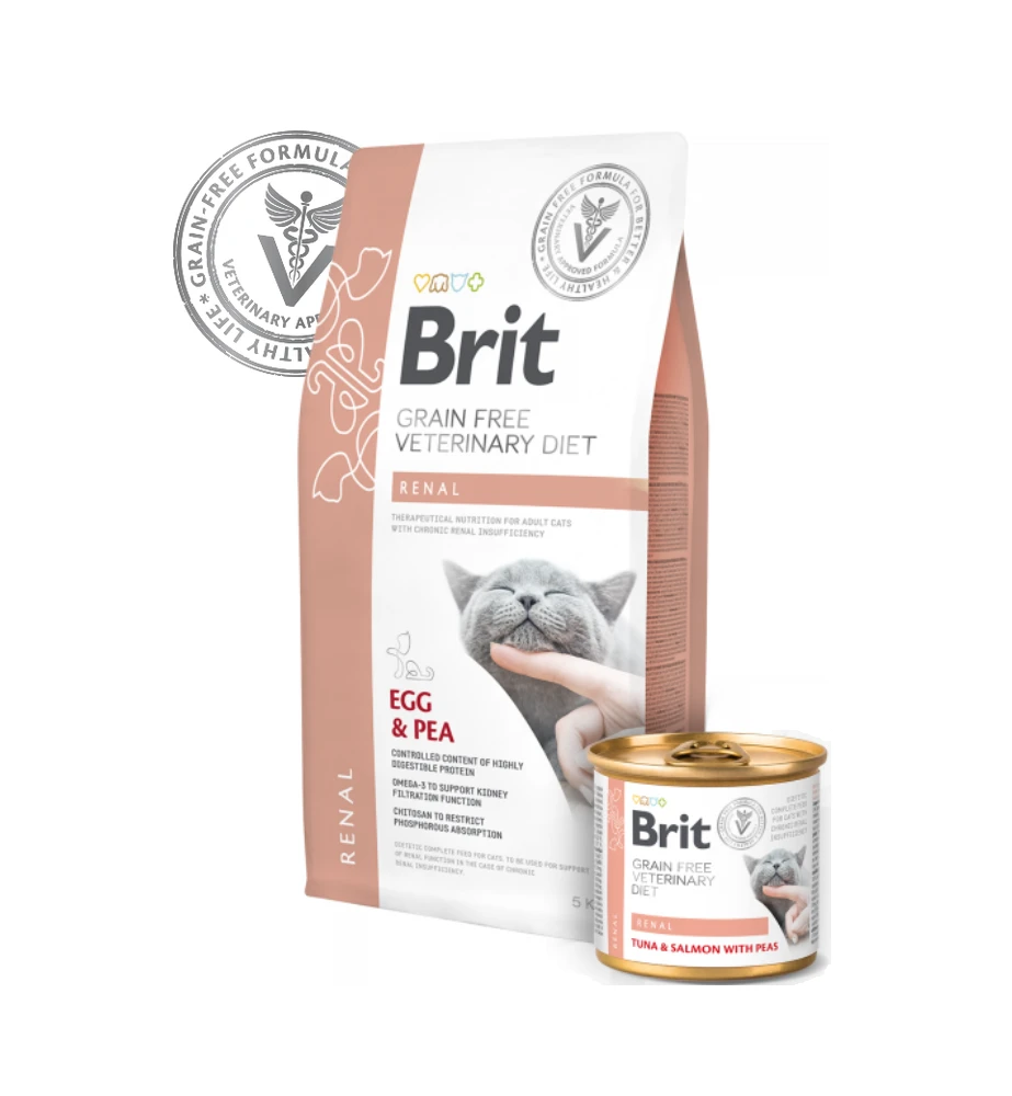 Brit Grain Free Veterinary Diet Renal Blik - 6 X 200 Gram - Image 2