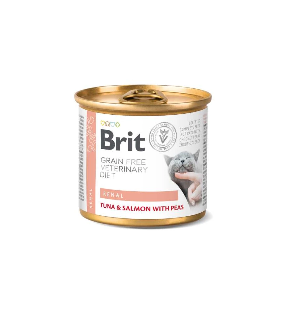 Brit Grain Free Veterinary Diet Renal Blik - 6 X 200 Gram