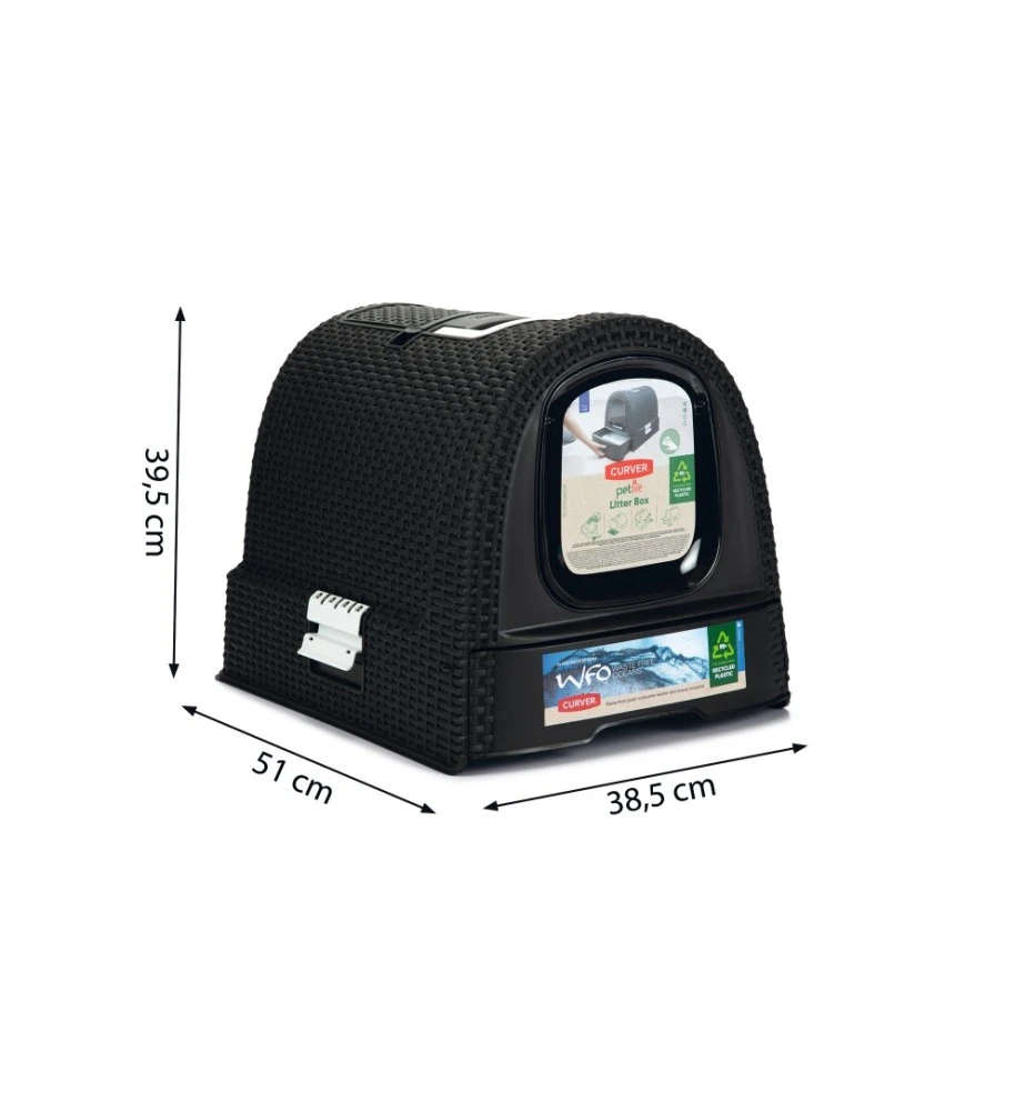 Beeztees Curver Kattenbak Antraciet - Image 3