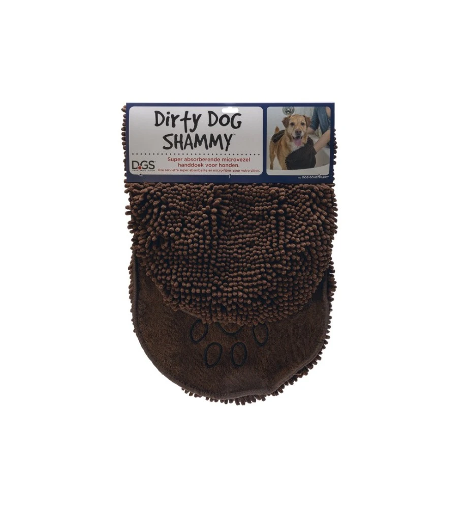 Beeztees Dirty Dog Handdoek Shammy Bruin - Image 3