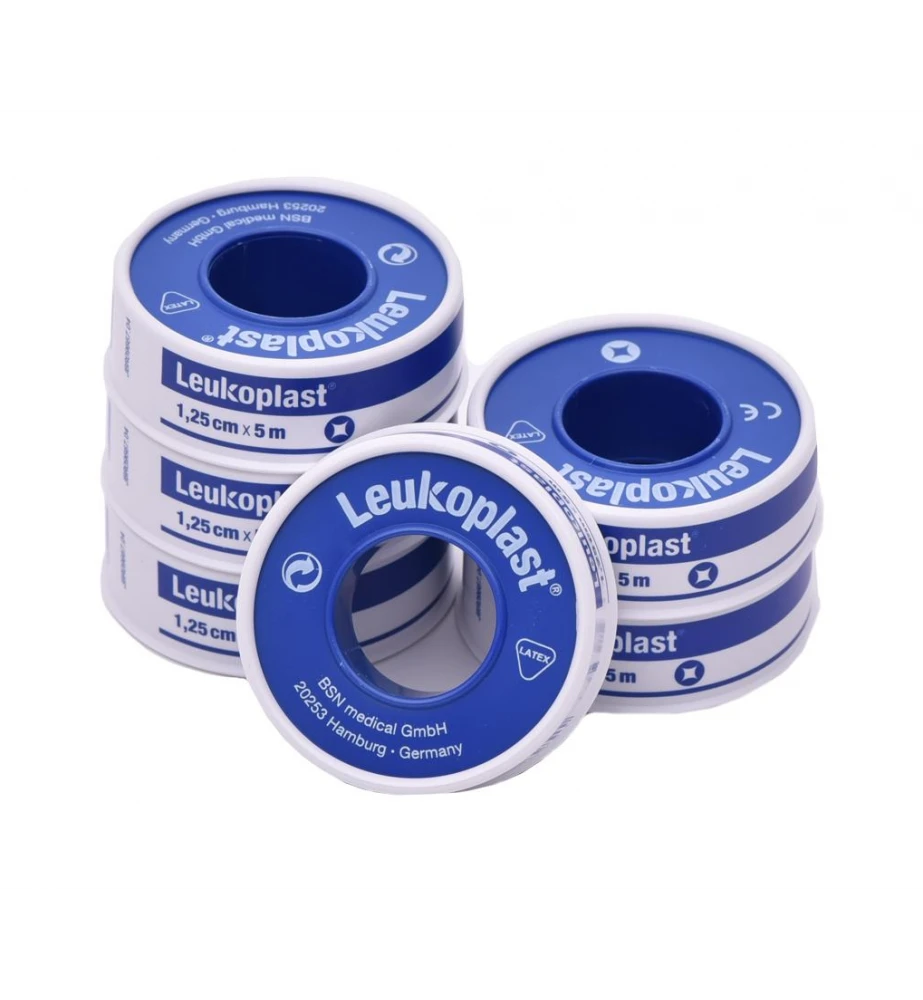 Leukoplast Fixatiepleister (Afwasbaar) 1.25 Cm X 5 M - 24 Stuks